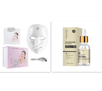GlowLuxe™ LED Light Therapy Face Mask
