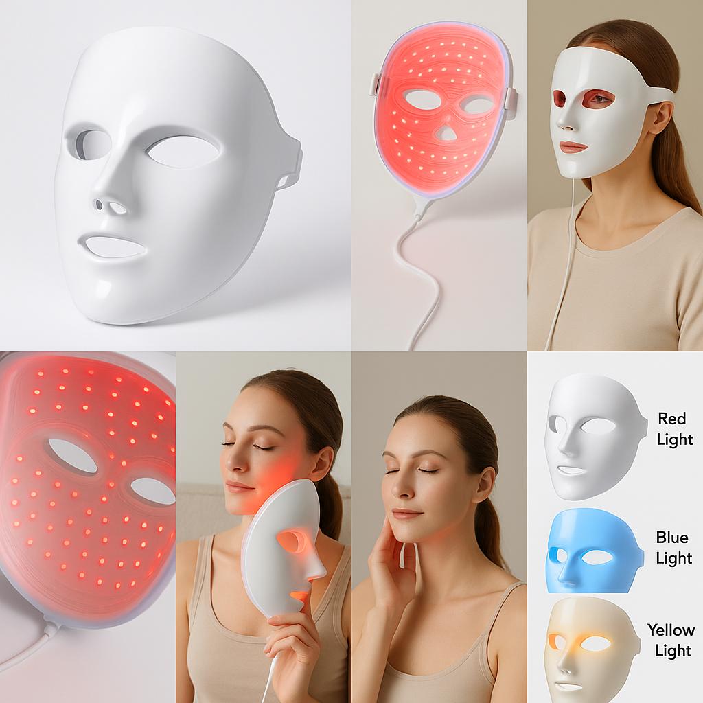 GlowLuxe™ LED Light Therapy Face Mask