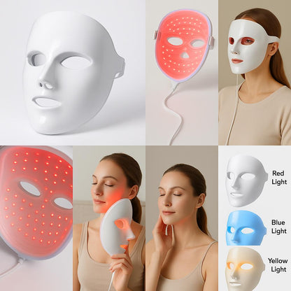 GlowLuxe™ LED Light Therapy Face Mask