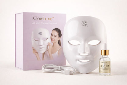 GlowLuxe™ LED Light Therapy Face Mask